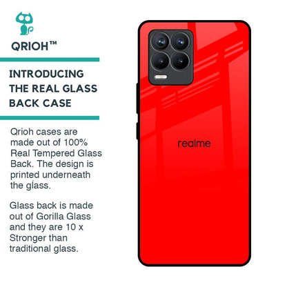 Blood Red Glass Case for Realme 8 Pro