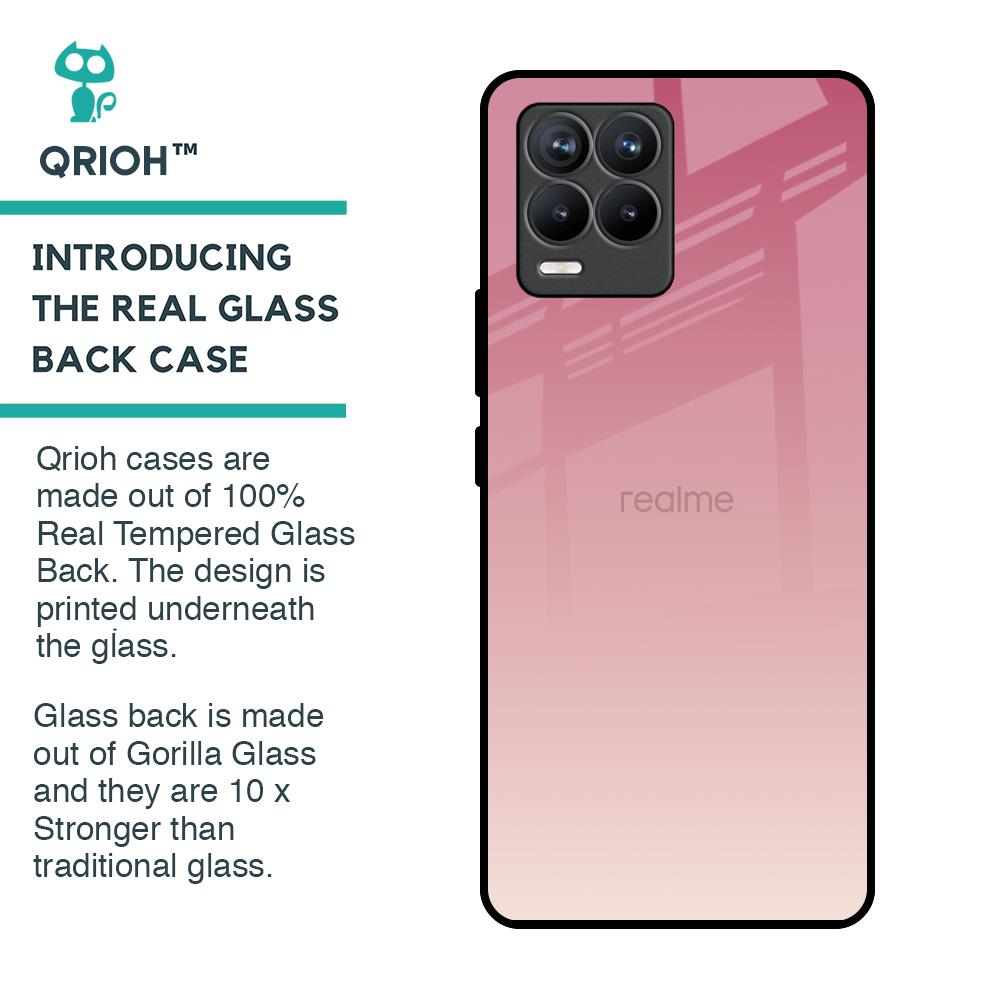 Blooming Pink Glass Case for Realme 8 Pro