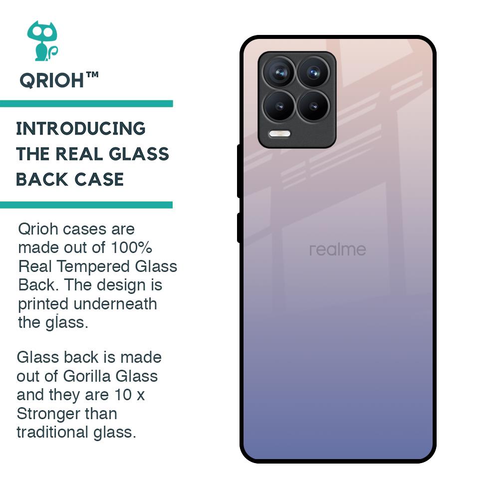 Rose Hue Glass Case for Realme 8 Pro