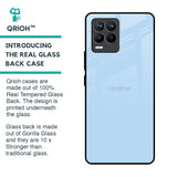 Pastel Sky Blue Glass Case for Realme 8 Pro