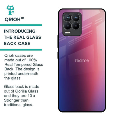Multi Shaded Gradient Glass Case for Realme 8 Pro