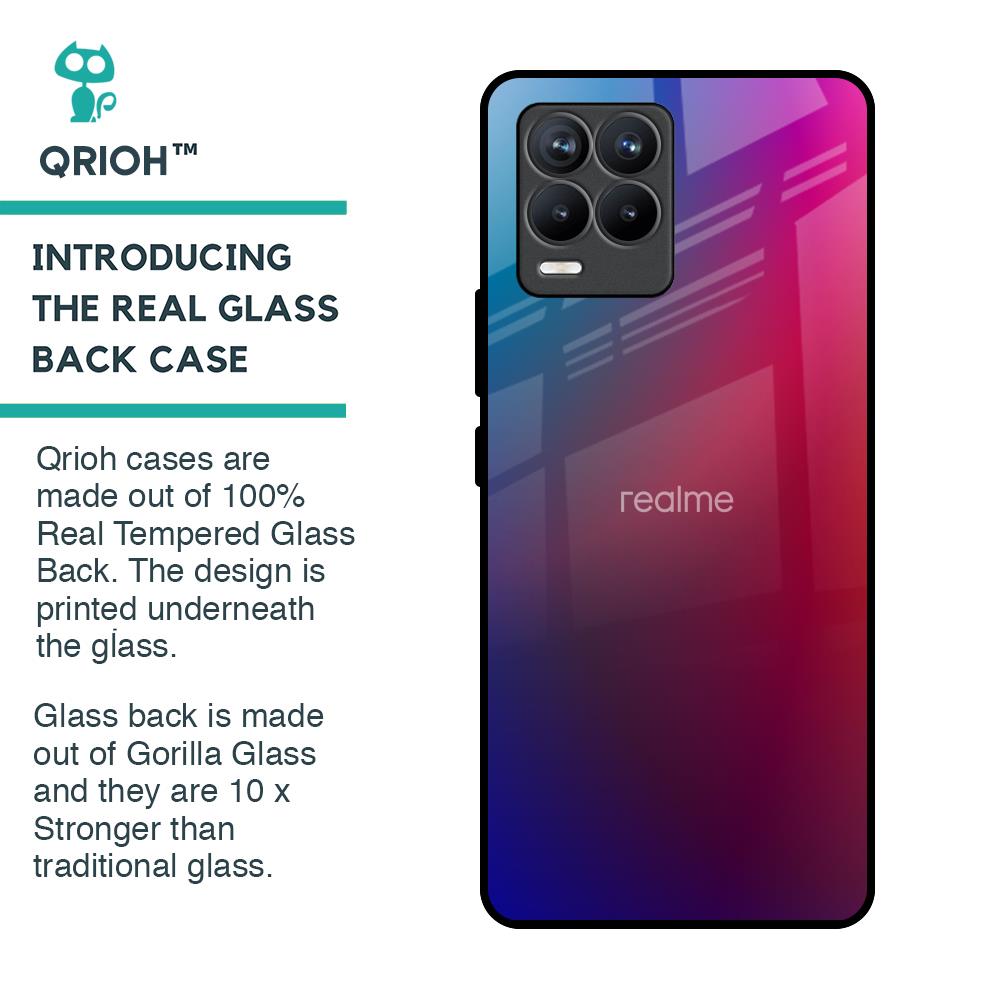 Magical Color Shade Glass Case for Realme 8 Pro