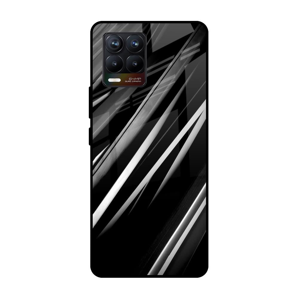 Black & Grey Gradient Realme 8 Pro Glass Cases & Covers Online