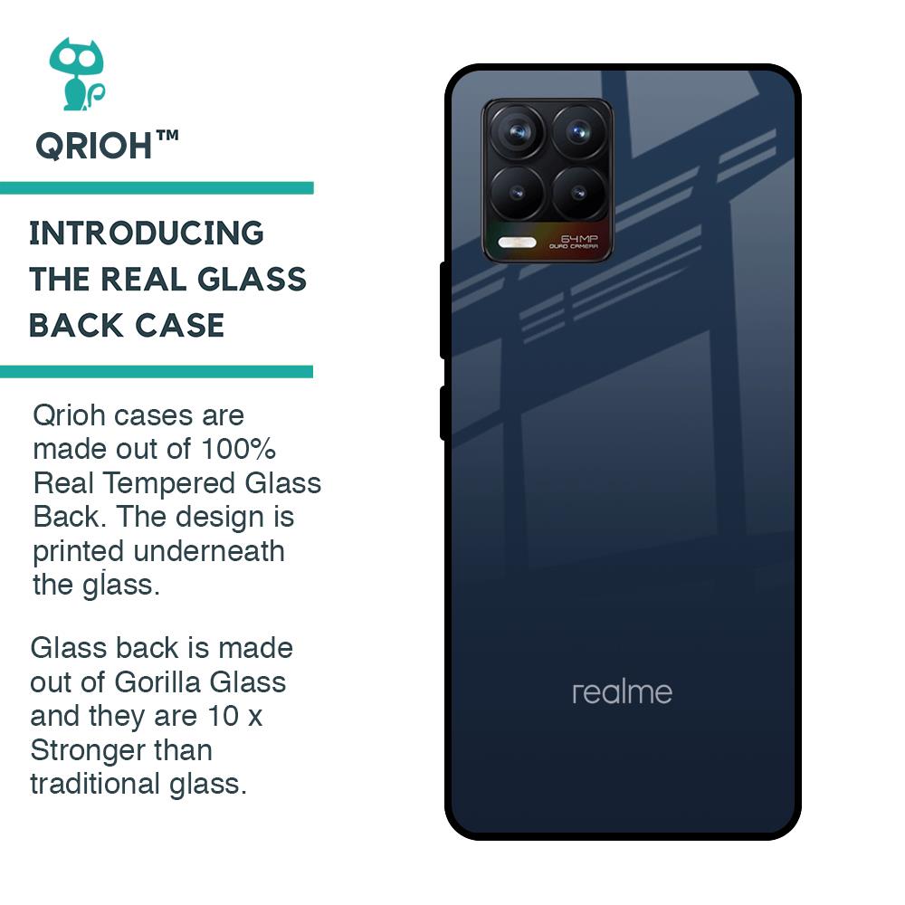 Overshadow Blue Glass Case For Realme 8 Pro