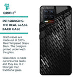 Dark Abstract Pattern Glass Case For Realme 8 Pro