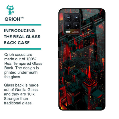 City Light Glass Case For Realme 8 Pro