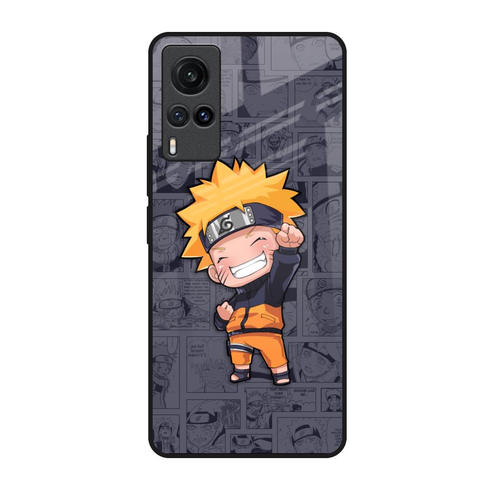 Orange Chubby Vivo X60 Glass Back Cover Online