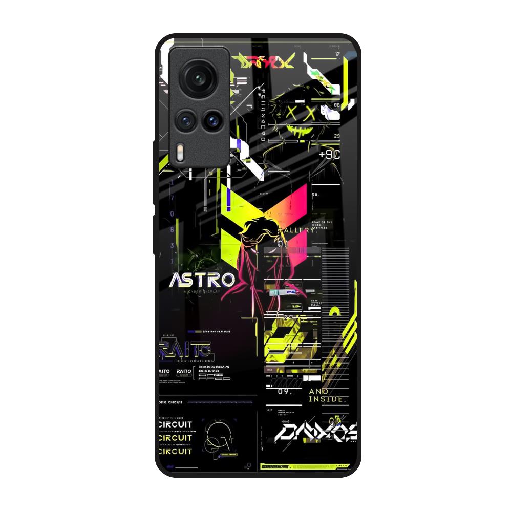 Astro Glitch Vivo X60 Glass Back Cover Online
