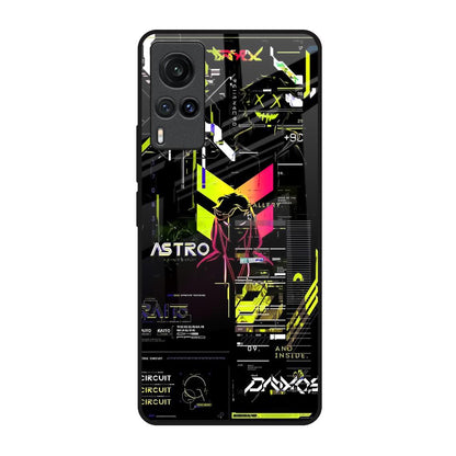 Astro Glitch Vivo X60 Glass Back Cover Online