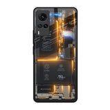 Glow Up Skeleton Vivo X60 Glass Back Cover Online