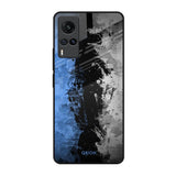 Dark Grunge Vivo X60 Glass Back Cover Online