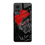 Red Moon Tiger Vivo X60 Glass Back Cover Online