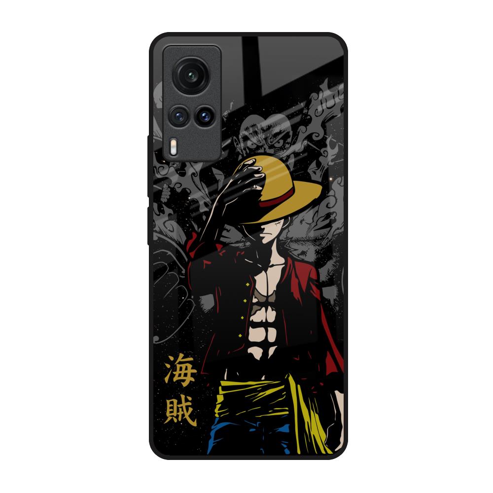 Dark Luffy Vivo X60 Glass Back Cover Online