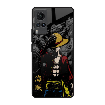 Dark Luffy Vivo X60 Glass Back Cover Online