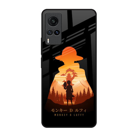 Luffy One Piece Vivo X60 Glass Back Cover Online