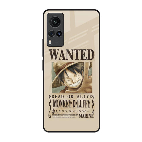 Luffy Wanted Vivo X60 Glass Back Cover Online