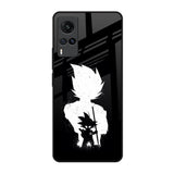 Monochrome Goku Vivo X60 Glass Back Cover Online