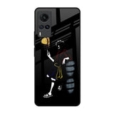 Luffy Line Art Vivo X60 Glass Back Cover Online