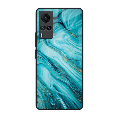 Ocean Marble Vivo X60 Glass Back Cover Online
