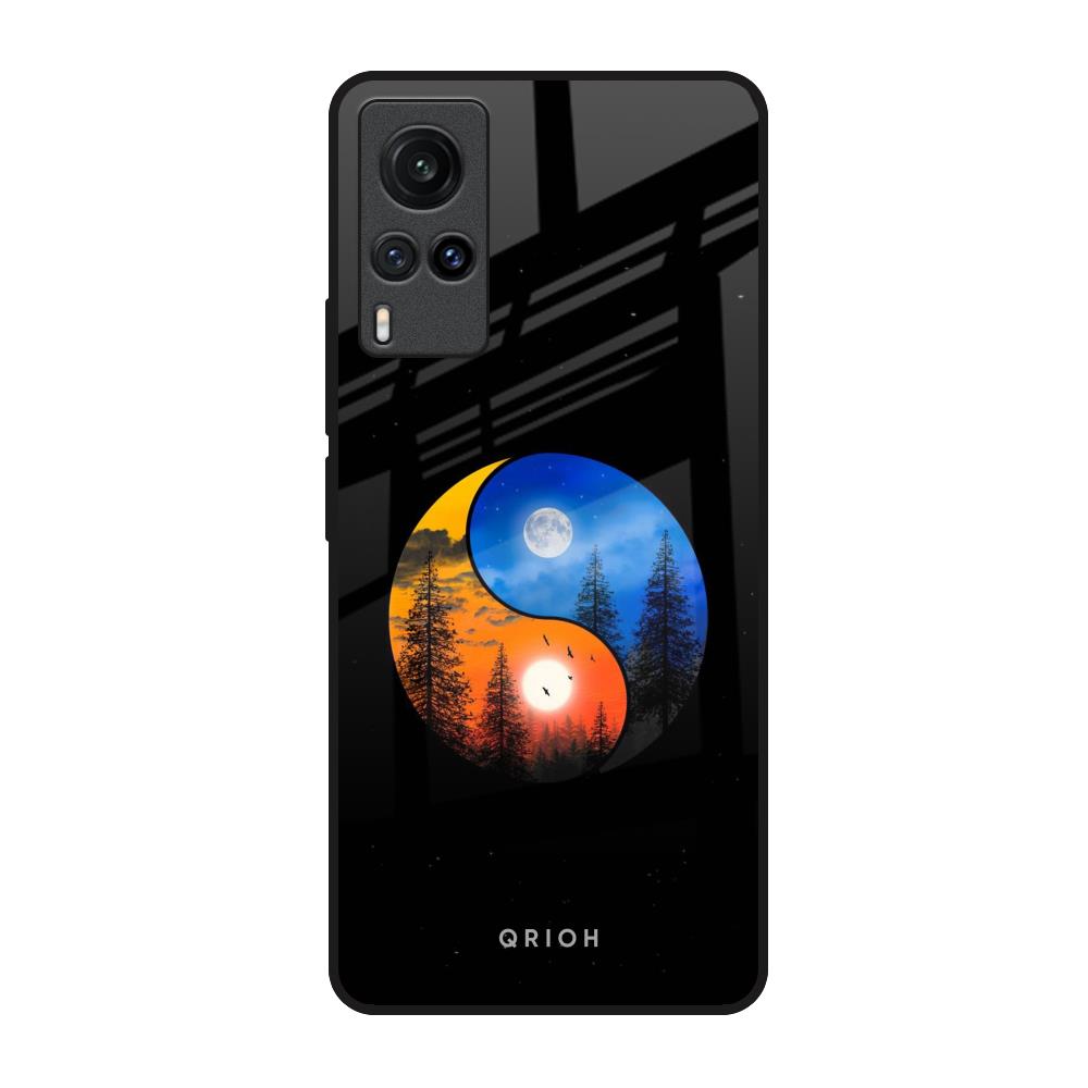 Yin Yang Balance Vivo X60 Glass Back Cover Online