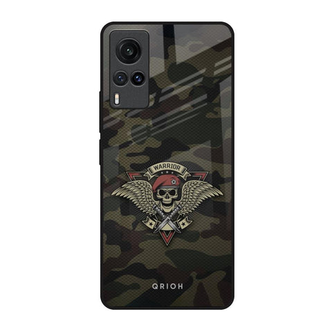 Army Warrior Vivo X60 Glass Back Cover Online