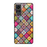 Multicolor Mandala Vivo X60 Glass Back Cover Online