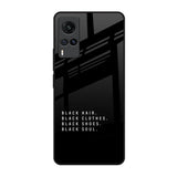 Black Soul Vivo X60 Glass Back Cover Online