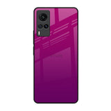Magenta Gradient Vivo X60 Glass Back Cover Online