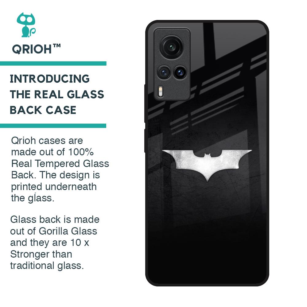 Super Hero Logo Glass Case for Vivo X60