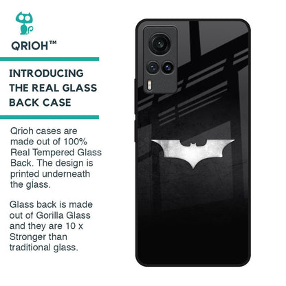 Super Hero Logo Glass Case for Vivo X60