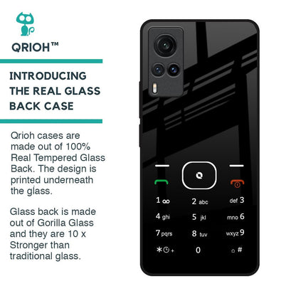 Classic Keypad Pattern Glass Case for Vivo X60