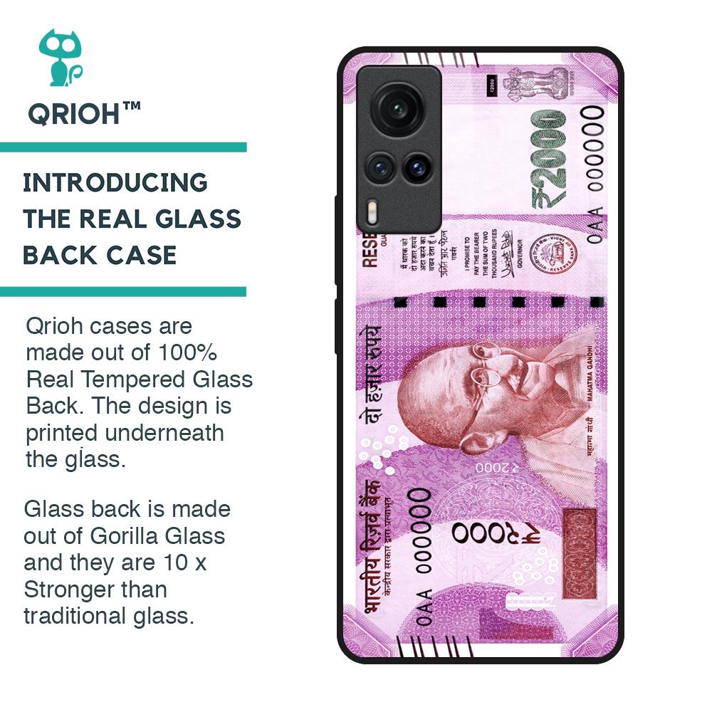 Stock Out Currency Glass Case for Vivo X60