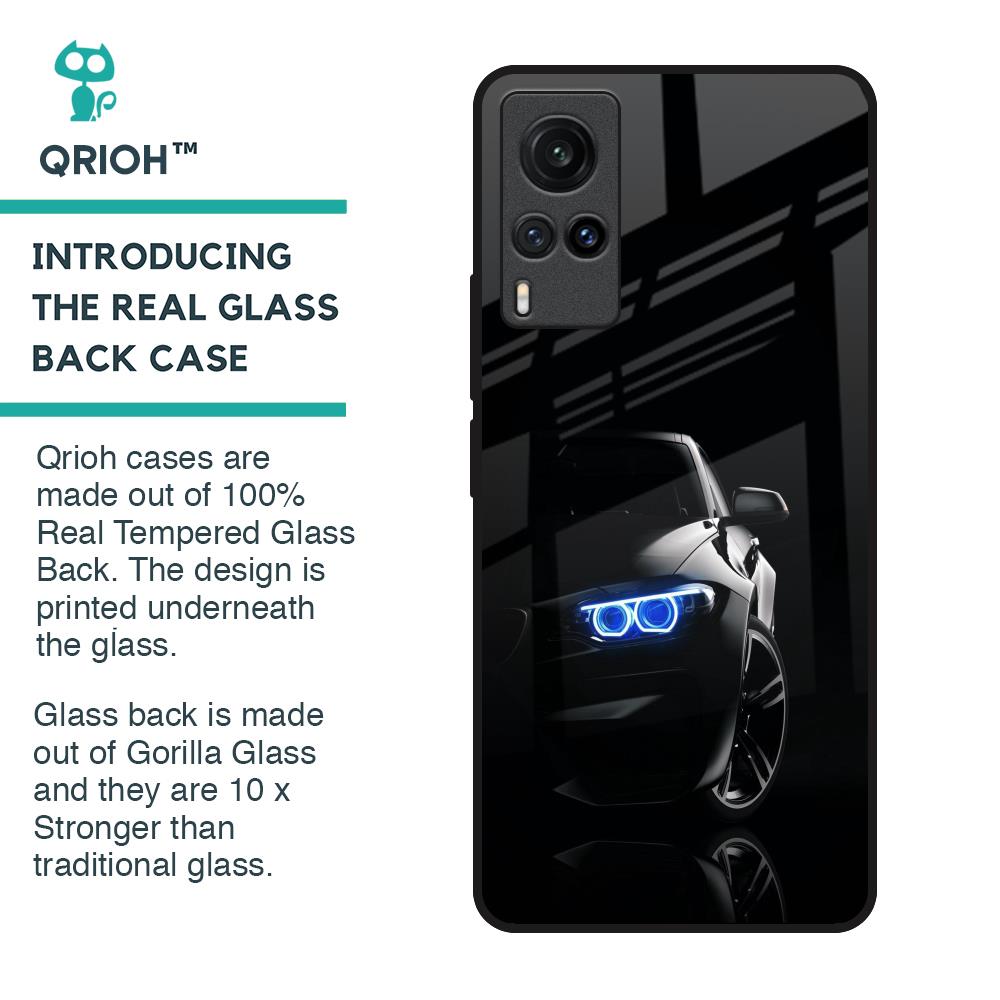 Car In Dark Glass Case for Vivo X60