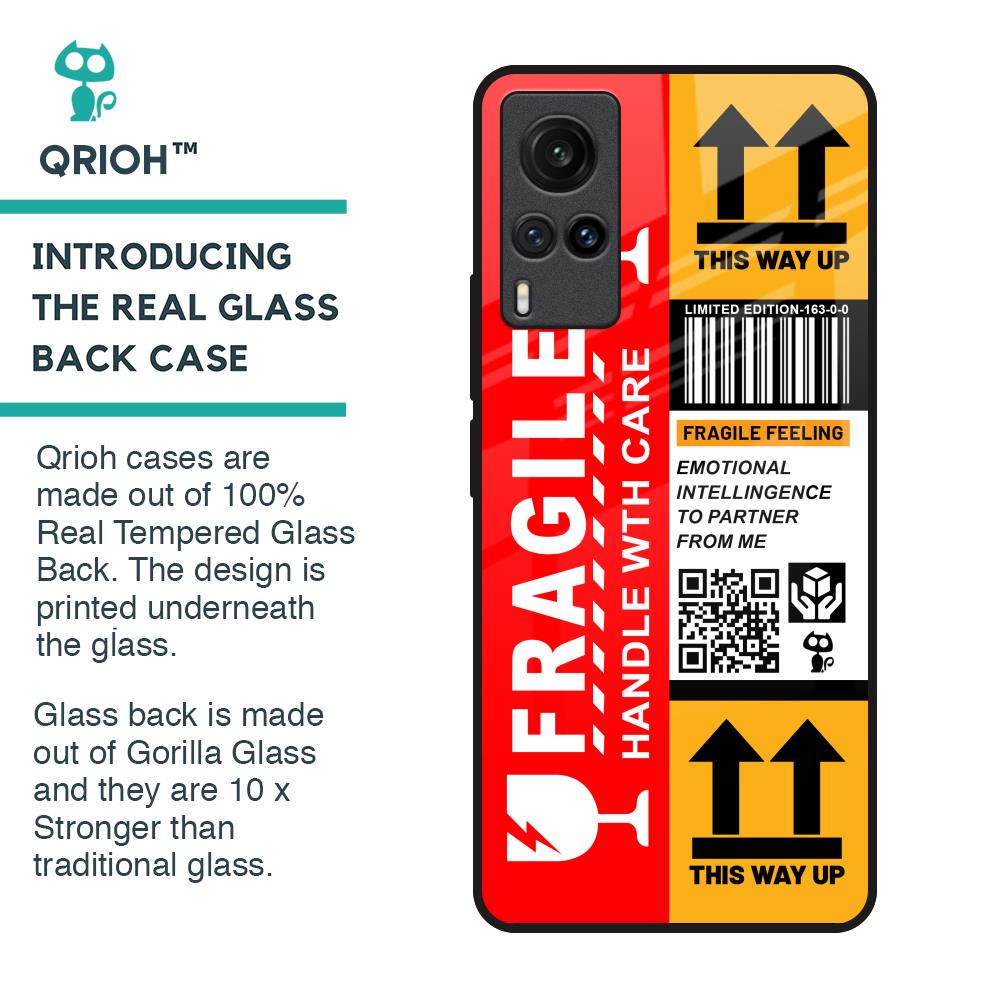 Handle With Care Glass Case for Vivo X60