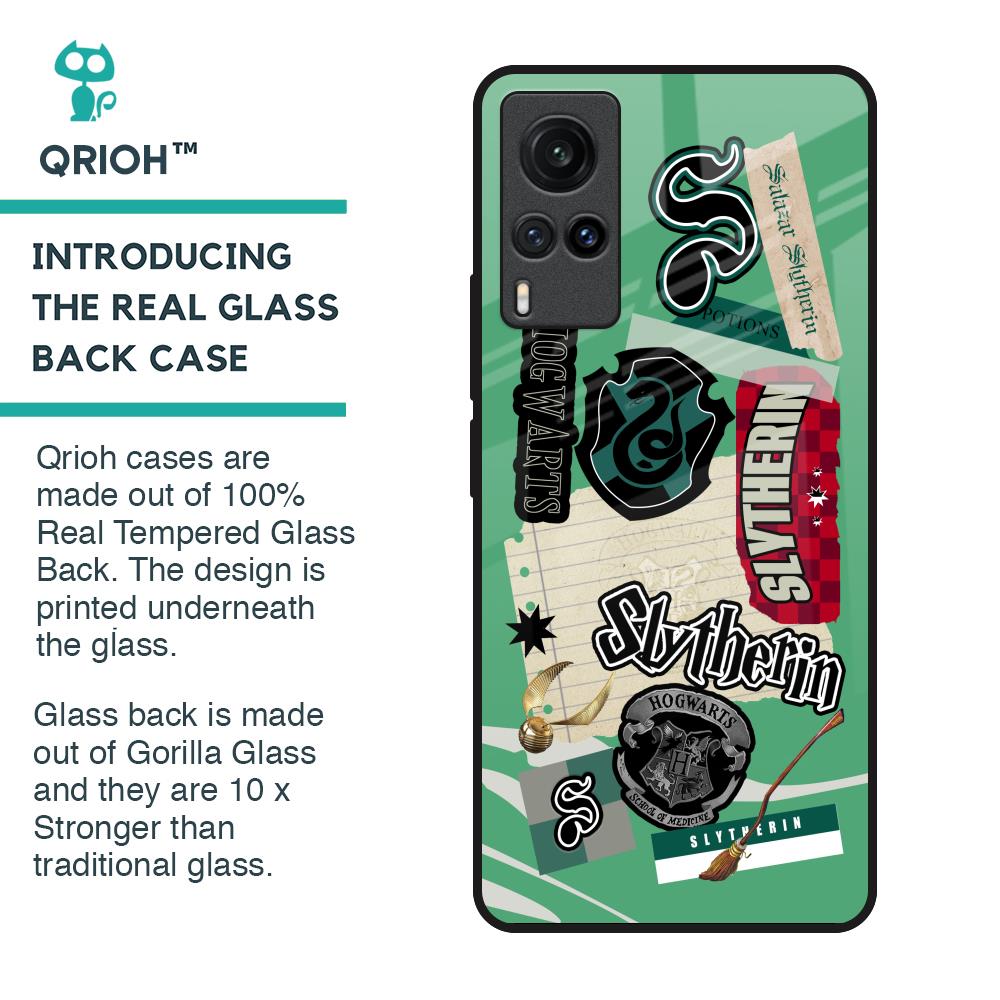 Slytherin Glass Case for Vivo X60