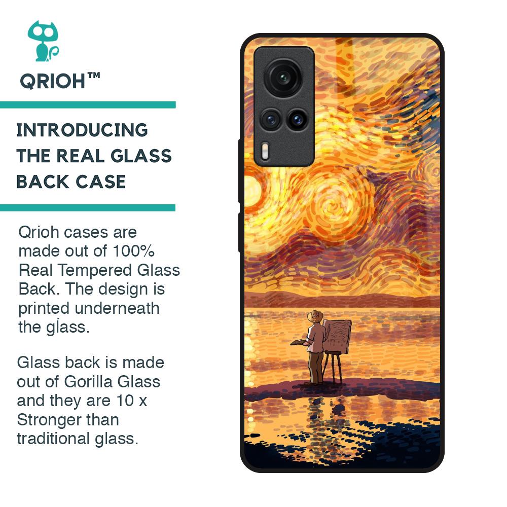 Sunset Vincent Glass Case for Vivo X60