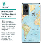 Travel Map Glass Case for Vivo X60