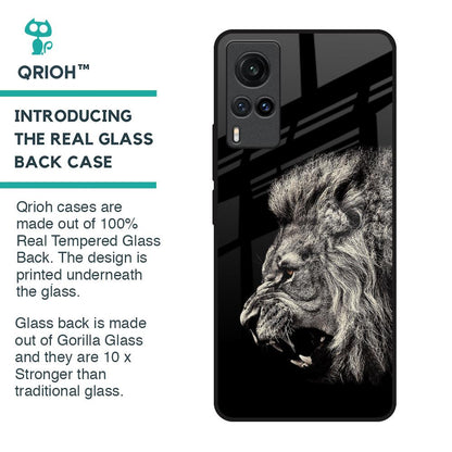 Brave Lion Glass Case for Vivo X60