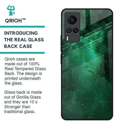 Emerald Firefly Glass Case For Vivo X60