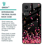 Heart Rain Fall Glass Case For Vivo X60