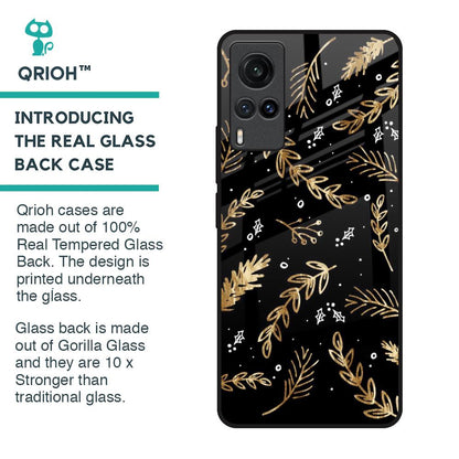 Autumn Leaves Glass Case for Vivo X60