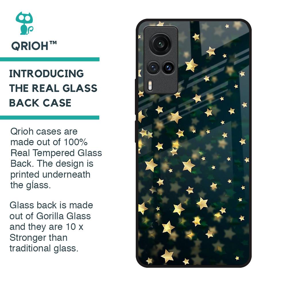 Dazzling Stars Glass Case For Vivo X60