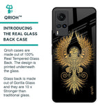 Mythical Phoenix Art Glass Case for Vivo X60