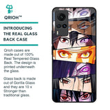 Anime Eyes Glass Case for Vivo X60