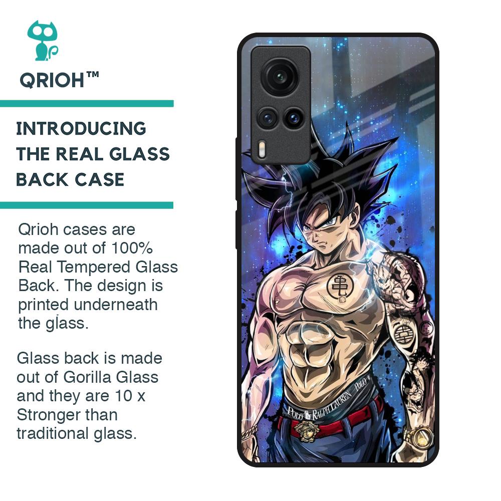 Branded Anime Glass Case for Vivo X60