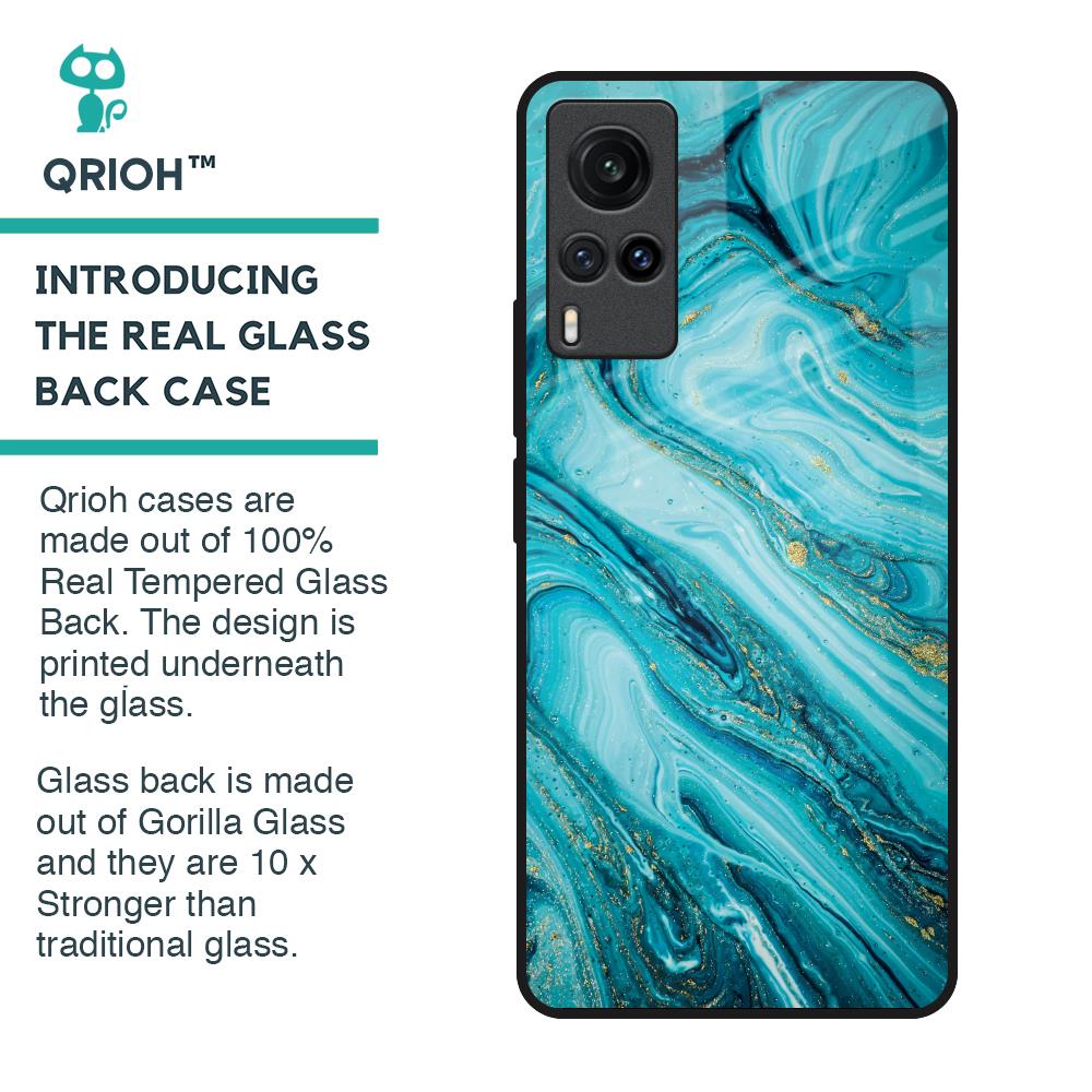 Ocean Marble Glass Case for Vivo X60