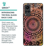 Floral Mandala Glass Case for Vivo X60