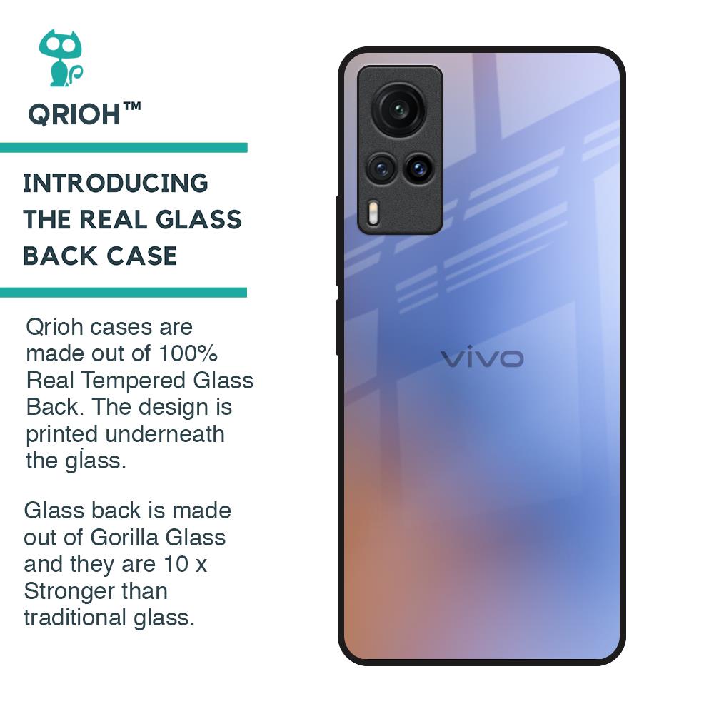 Blue Aura Glass Case for Vivo X60