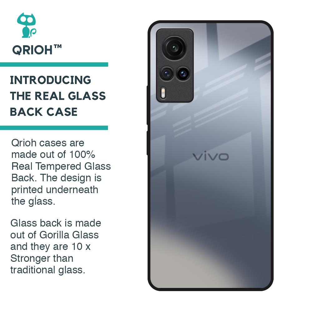 Space Grey Gradient Glass Case for Vivo X60