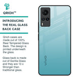 Arctic Blue Glass Case For Vivo X60